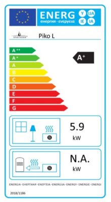 spartherm-piko-l-energielabel | Kaminofen-Exklusiv.de Fachhandel für Kaminöfen spartherm-piko-l-energielabel | Spartherm Piko L Kaminofen | 5,9 kW Nennwärmeleistung