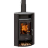 Oranier Polar Eck Stahl Schwarz | Oranier Polar Eck Kaminofen 6,5 kW, Holzfach & Warmhaltefach