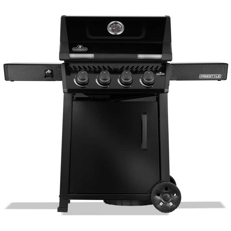 Napoleon Freestyle 425 Schwarz | Napoleon Freestyle 425 Gasgrill Schwarz mit Seitenablagen