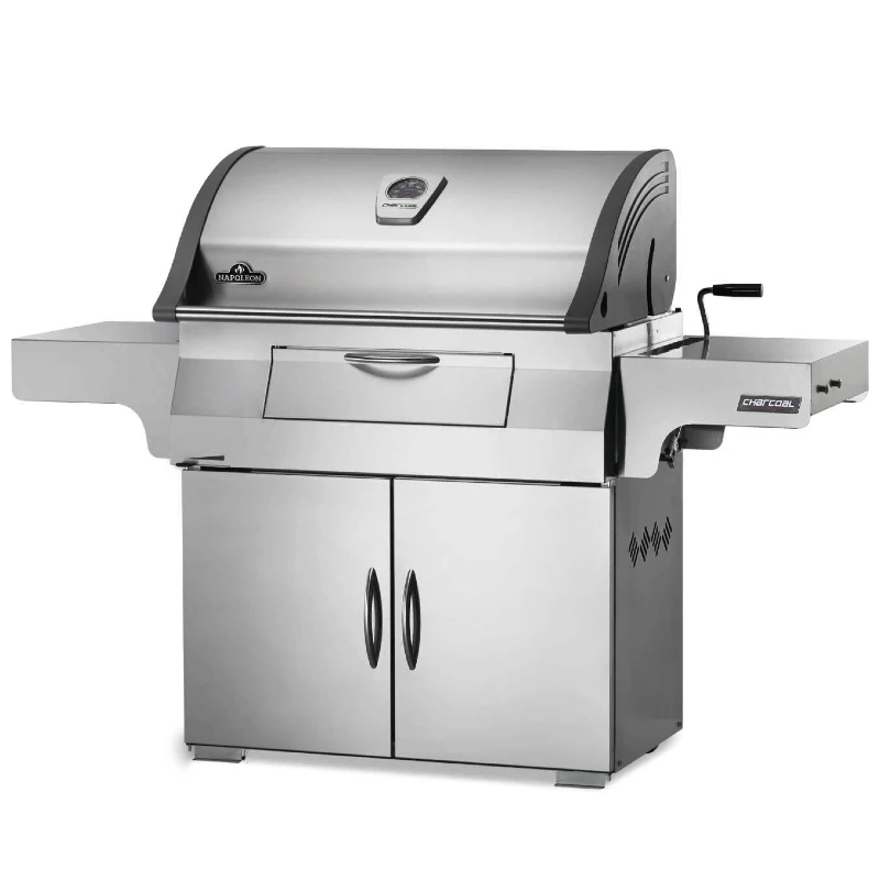 Napoleon PRO605 Holzkohlegrill seitlich | Napoleon PRO605 Charcoal Professional Holzkohlegrill