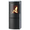 DROOFF Garda 2 Speckstein | DROOFF Garda 2 Kaminofen 6 kW | Soft-Close-Türschließsystem