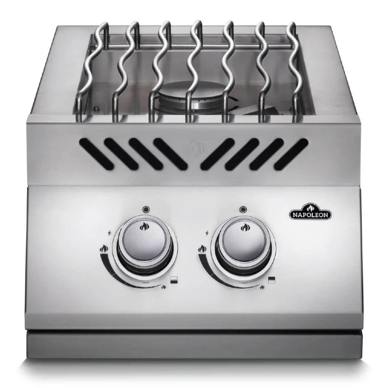 Napoleon Einbau Doppelbrenner 500er Serie | Napoleon Einbau Doppelbrenner 500 Serie Edelstahlabdeckung