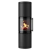 DROOFF Brunello L Schwarz | Drooff Brunello 2 L Kaminofen 6 kW 🔥 optional Abbrandsteuerung