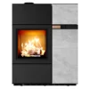 Austroflamm Quadra Duo Marble Grey Clouds | Austroflamm Quadra Duo Hybridofen | Pellets & Scheitholz